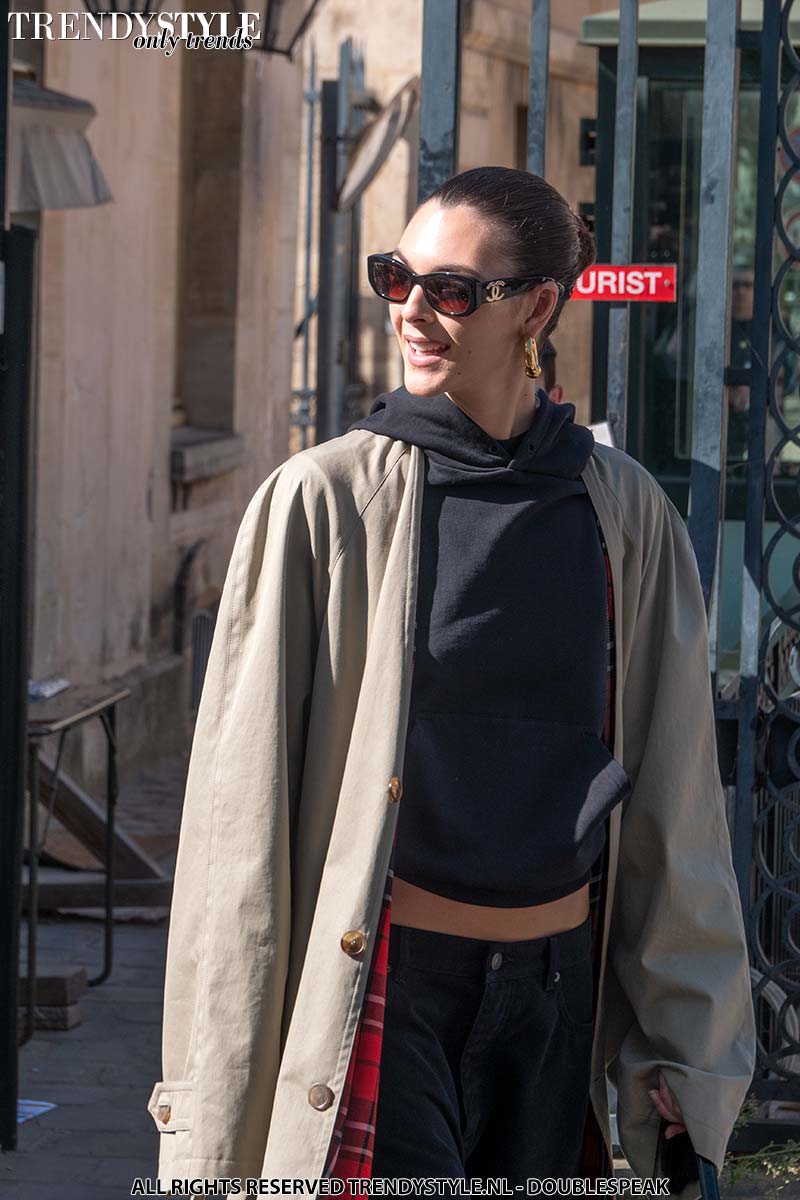 Streetstyle 2024. Casual chique look voor topmodel Vittoria Ceretti