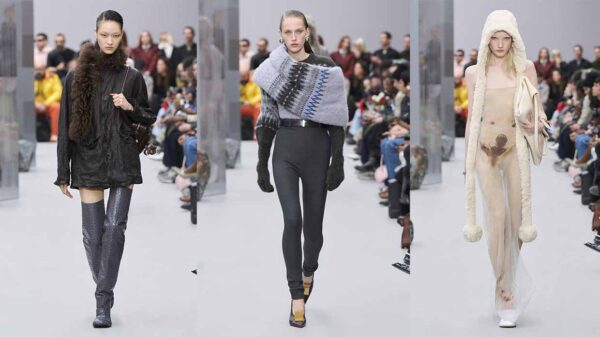 Acne Studios Vrouw herfst winter 2025 2026 - Photo courtesy of Acne Studios