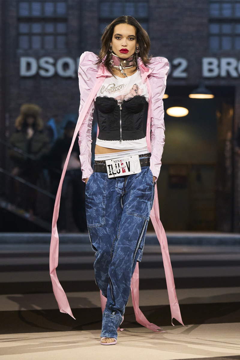 Dsquared2 viert 30 jaar met extravagante Coed-collectie herfst/winter 2025-2026. Photo courtesy of Dsquared2