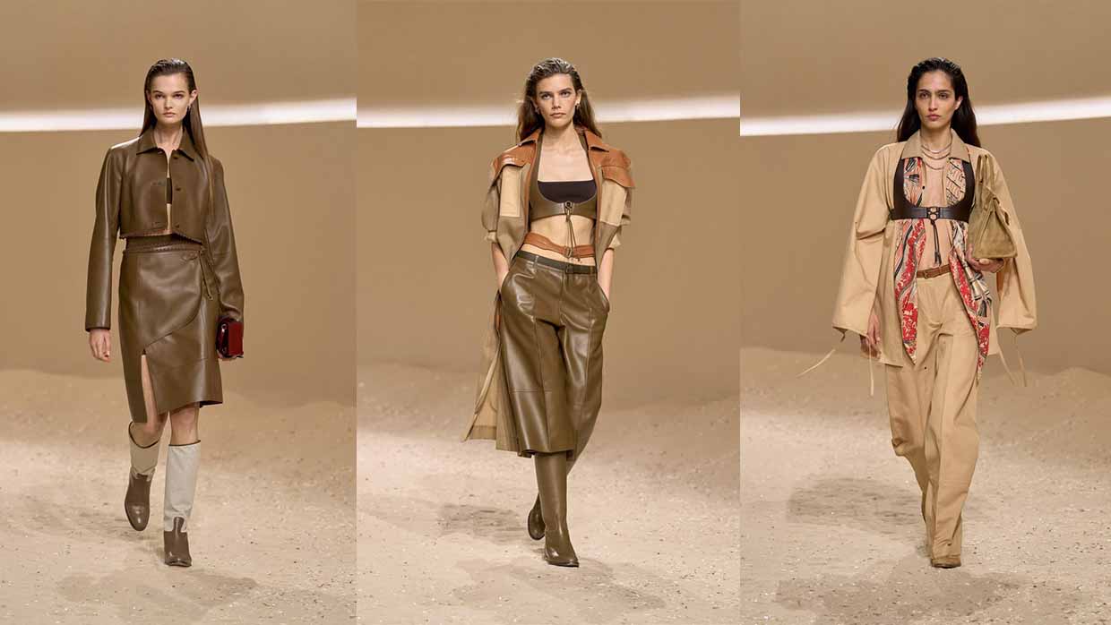 De modecollectie van Hermès voor lente zomer 2026. Photo courtesy of Hermès