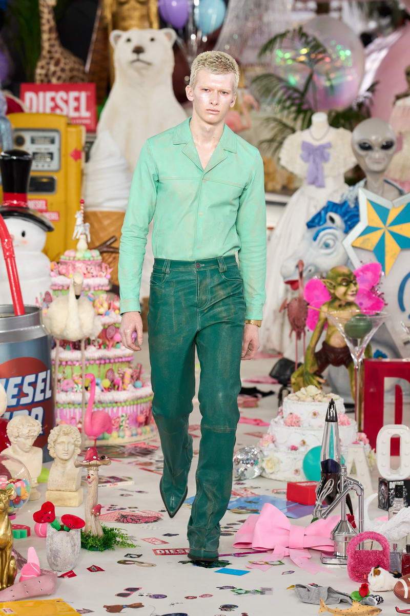 De modecollectie van Diesel voor herfst winter 2026 2027. Photo courtesy of Diesel
