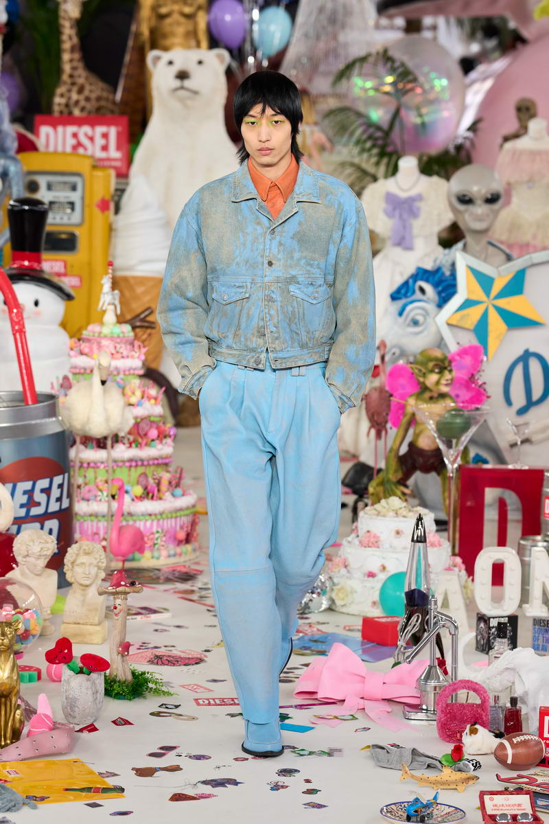 De modecollectie van Diesel voor herfst winter 2026 2027. Photo courtesy of Diesel