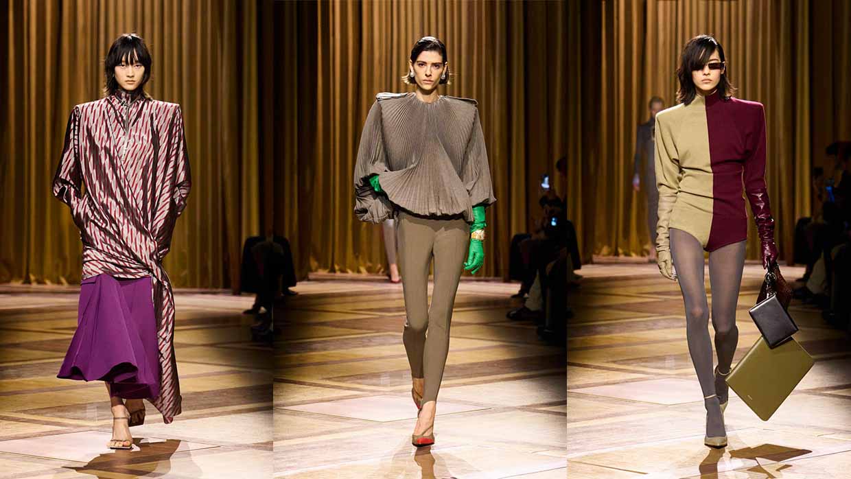 De modecollectie van Mugler voor herfst winter 2026 2027. Photo courtesy of Mugler